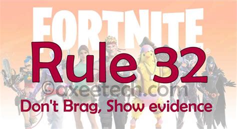 Fortnite Rule 32 and Other Rules Explained